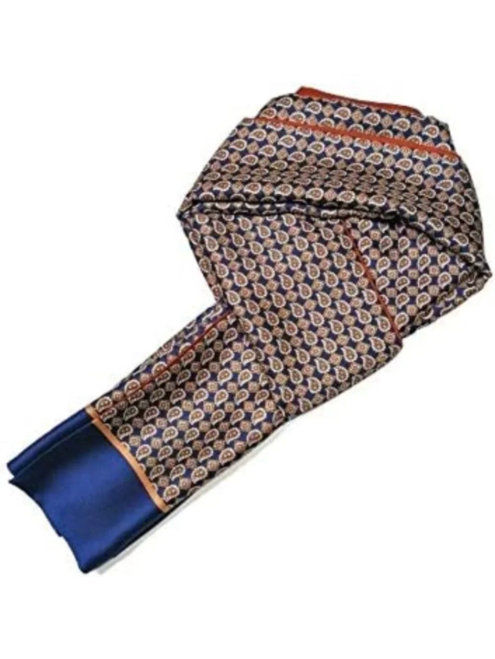 Silk Feel Double-Layered Scarves for Men - Stylish Gift Boxed Accessory